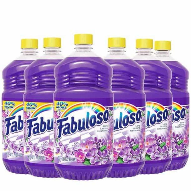 6 FABULOSO 56OZ FLOOR CLEANER