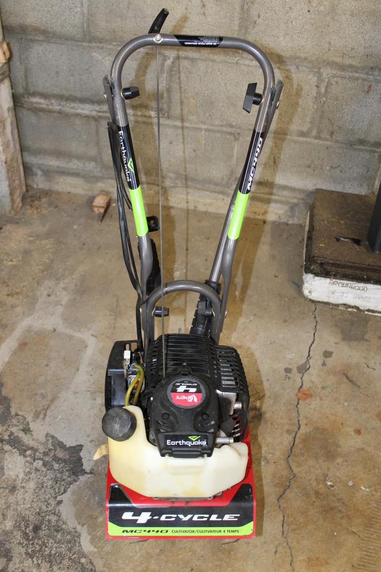 Auction Ohio Earthquake Tiller