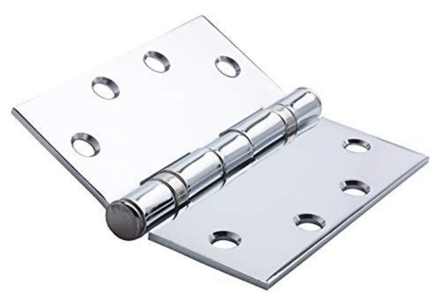 6 CHROME BALL BEARING HINGES
