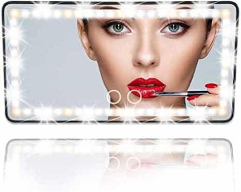 2 CAR VISOR VANITY MIRRORS