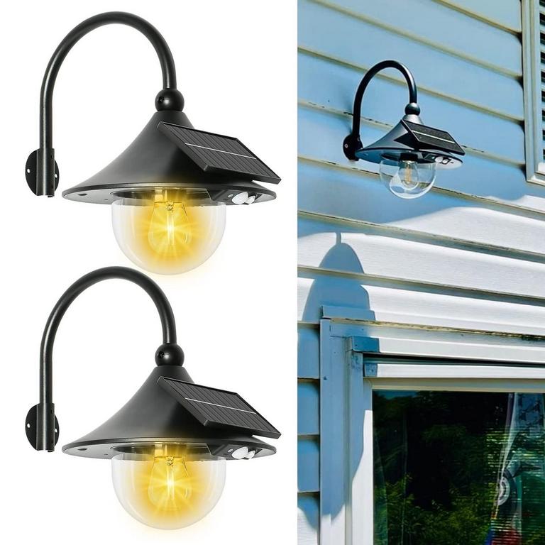 2 GEYUEYA SOLAR BARN LIGHTS