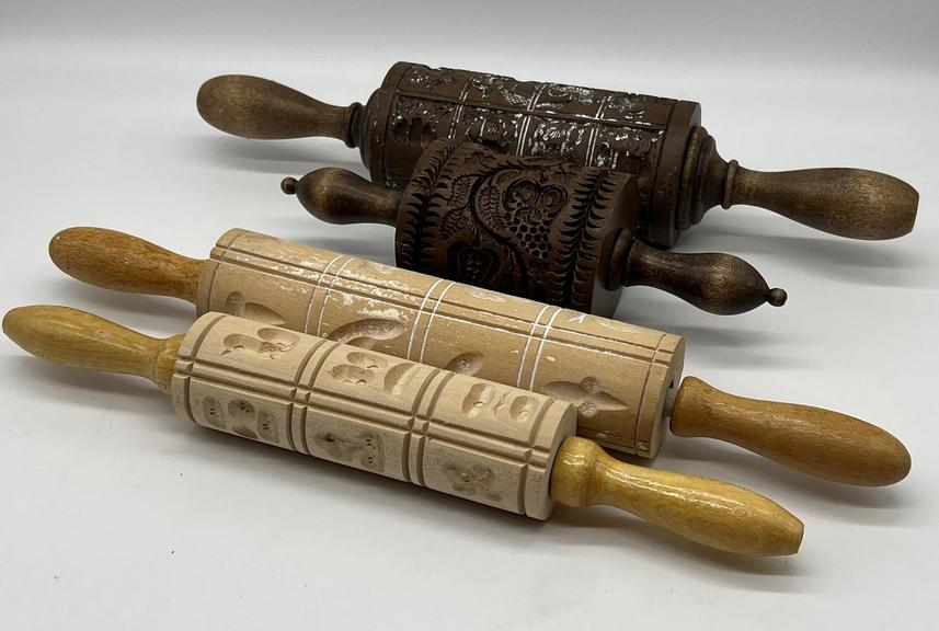 Auction Ohio Vintage Cookie Press Rollers