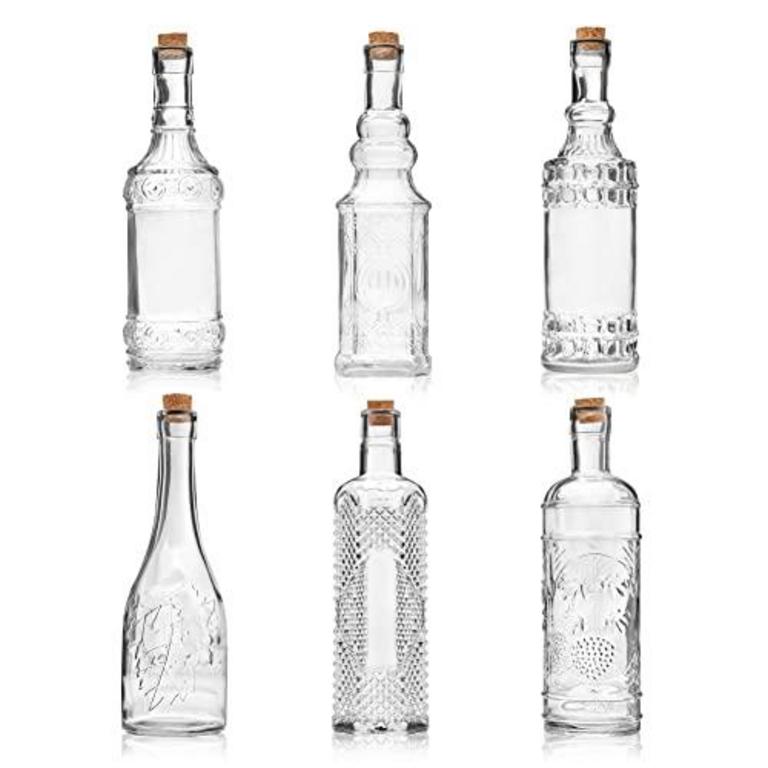 6 BULK PARADISE GLASS BOTTLES