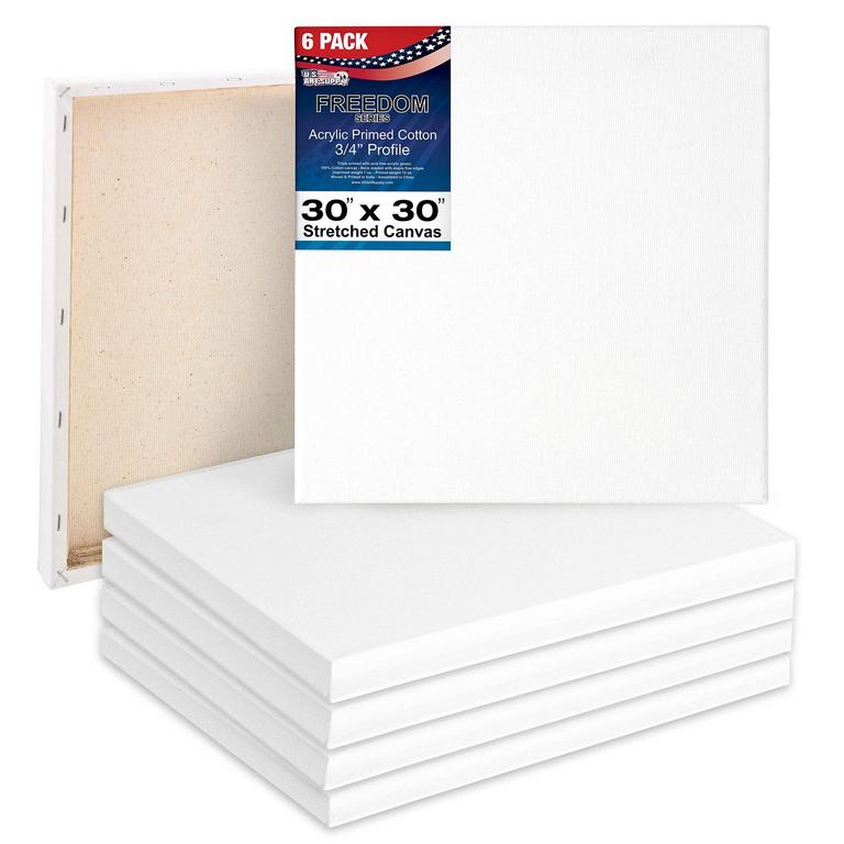6 U.S. ART 30''X30'' CANVAS