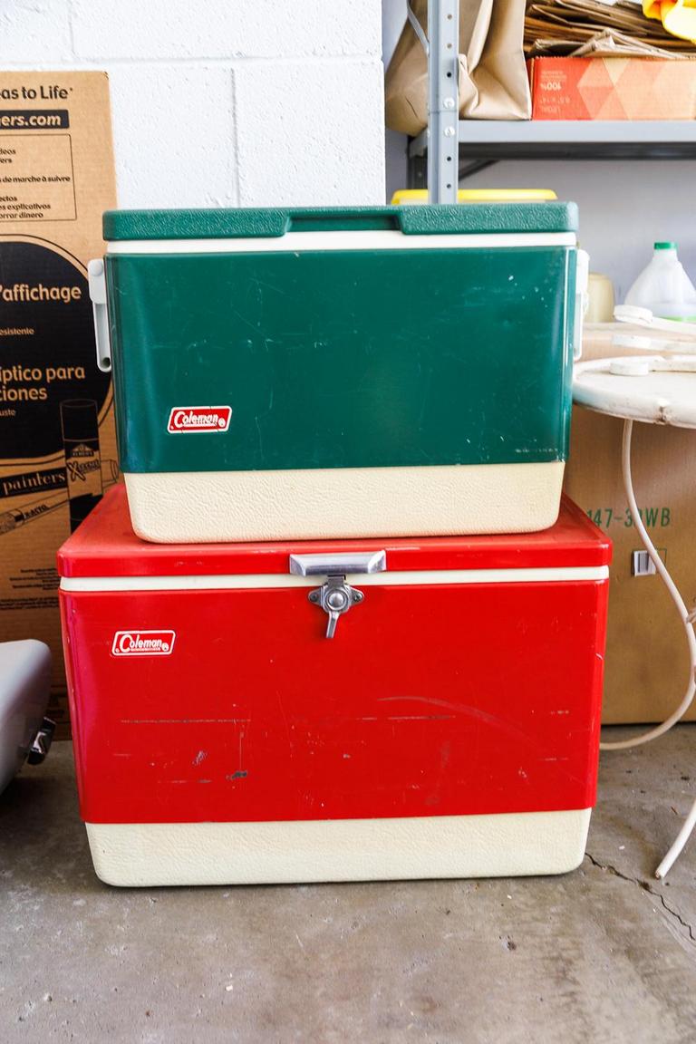 Auction Ohio Vintage Coleman Coolers