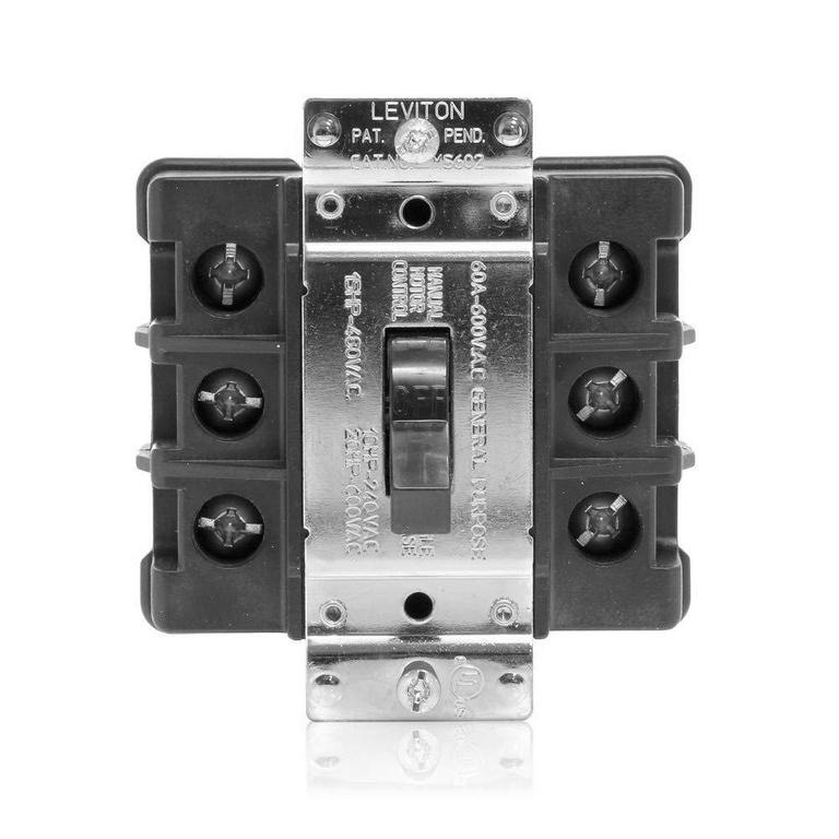 LEVITON 600V AC MOTOR STARTER