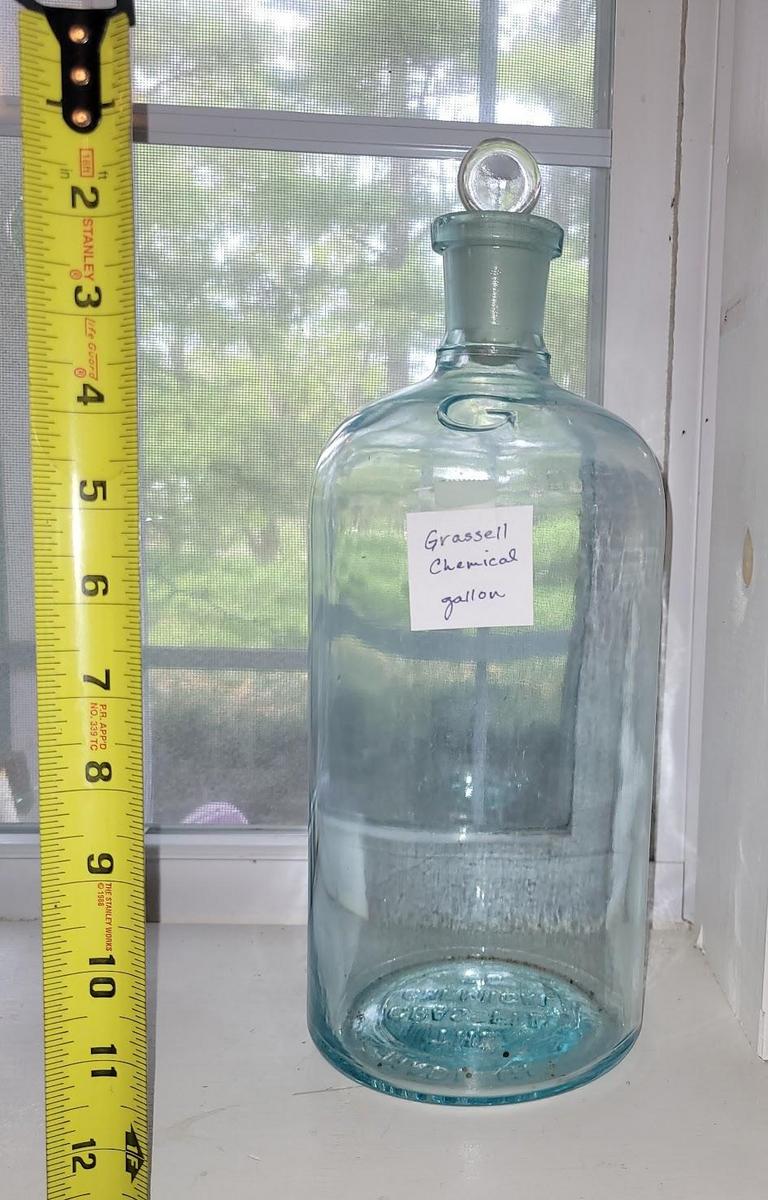 Auction Ohio Grassell Chemical gallon jug