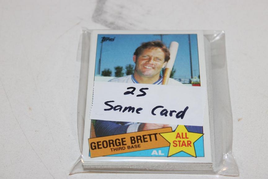 Auction Ohio Brett Baseball Cards