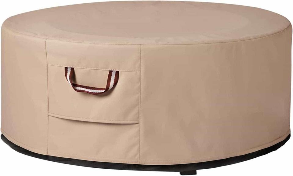 Zipperbuy QH.HOME 48'' FIRE PIT COVER