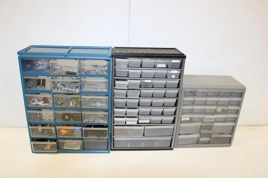 Auction Ohio Hardware Sorting Drawers