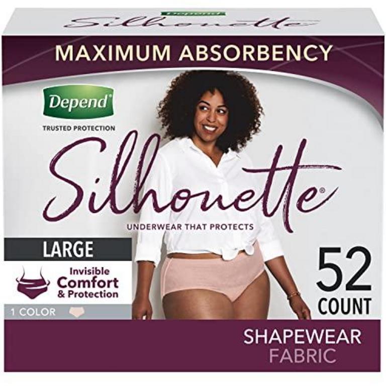 52 DEPEND WOMEN'S LG UNDERWEAR