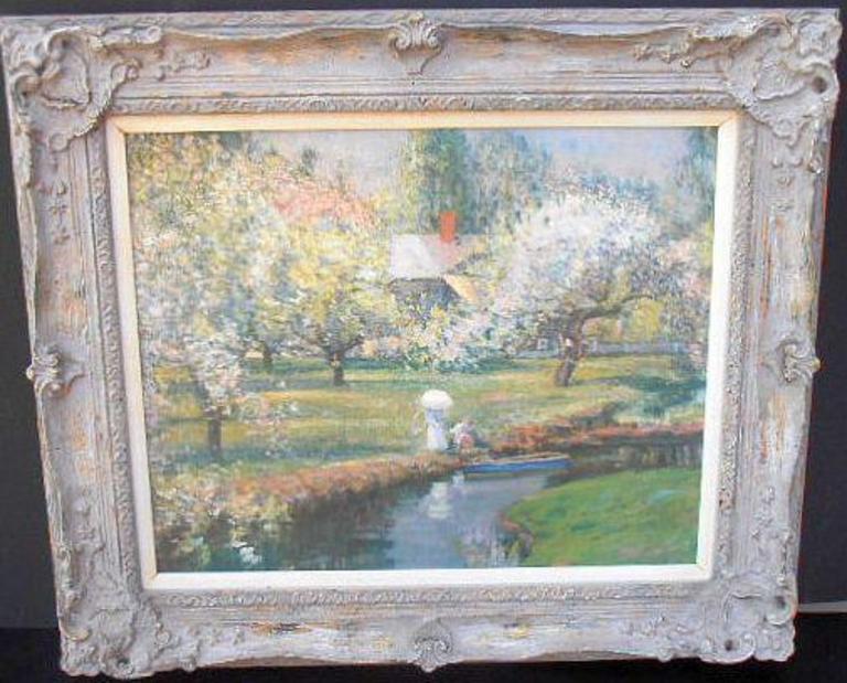 Auction Ohio Wendel Lady with Parasol Print