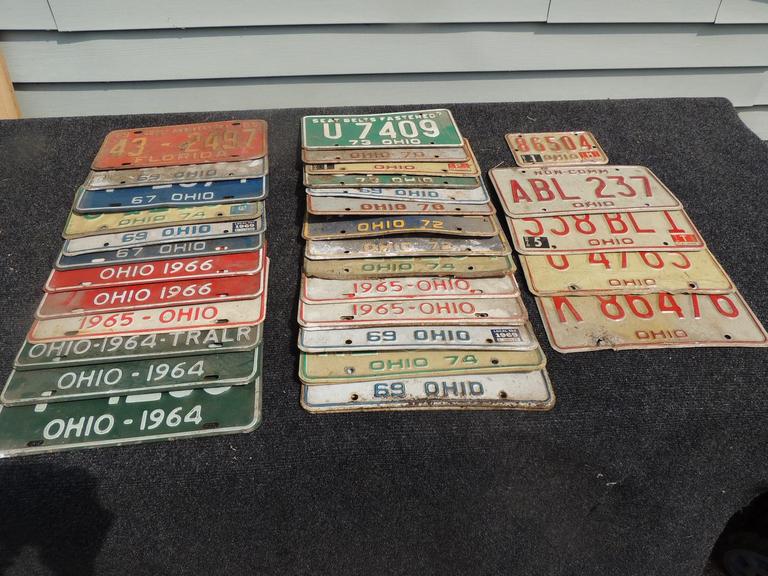 Auction Ohio | Vintage License Plates