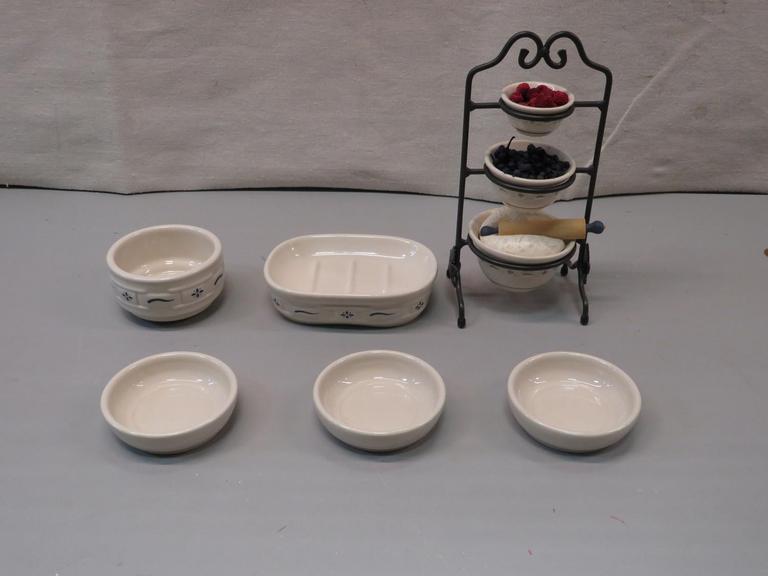 Auction Ohio Longaberger Pottery