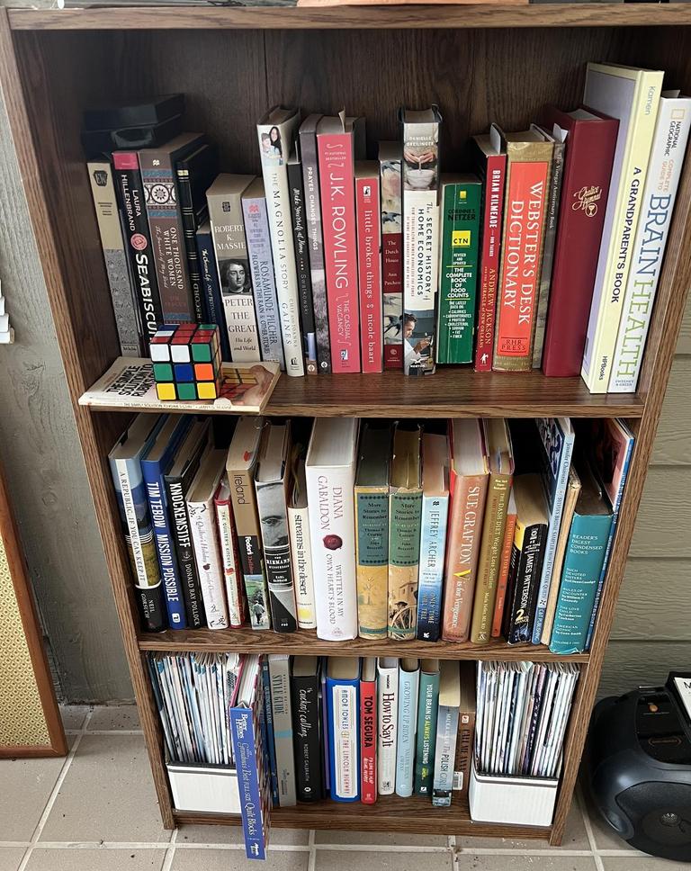 Auction Ohio Bookcase & Books