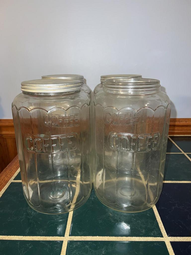 Auction Ohio Colonial Coffee Jars