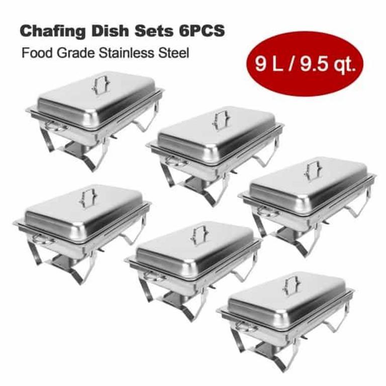 6 WILPREP CHAFING DISH SET