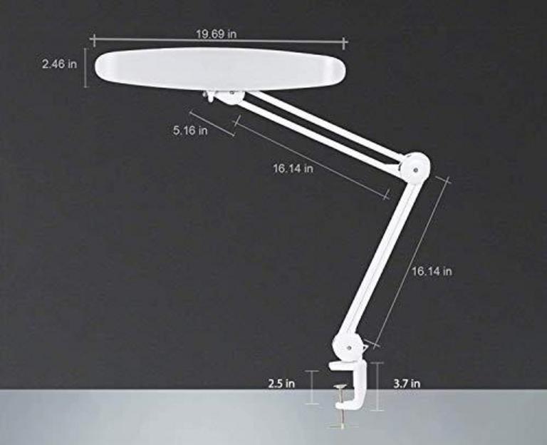 WHITE LED TASK LAMP