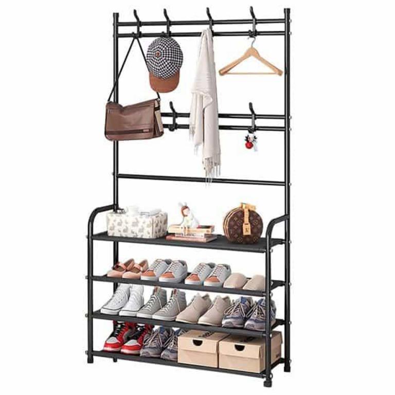 HUSFOU COAT & SHOE RACK