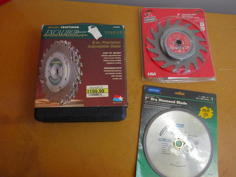 Auction Ohio Dado Blades/Diamond Blade