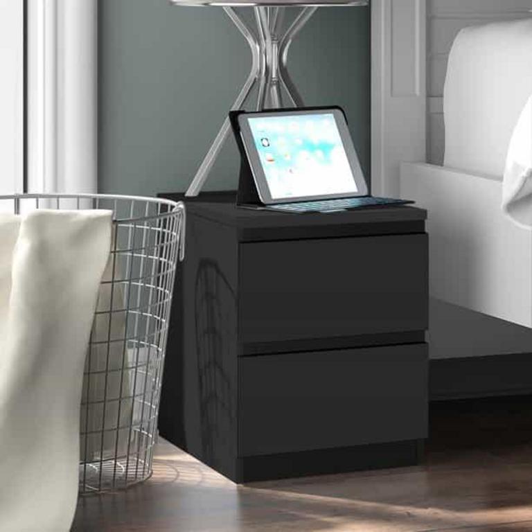 2 DRAWERS NIGHTSTAND