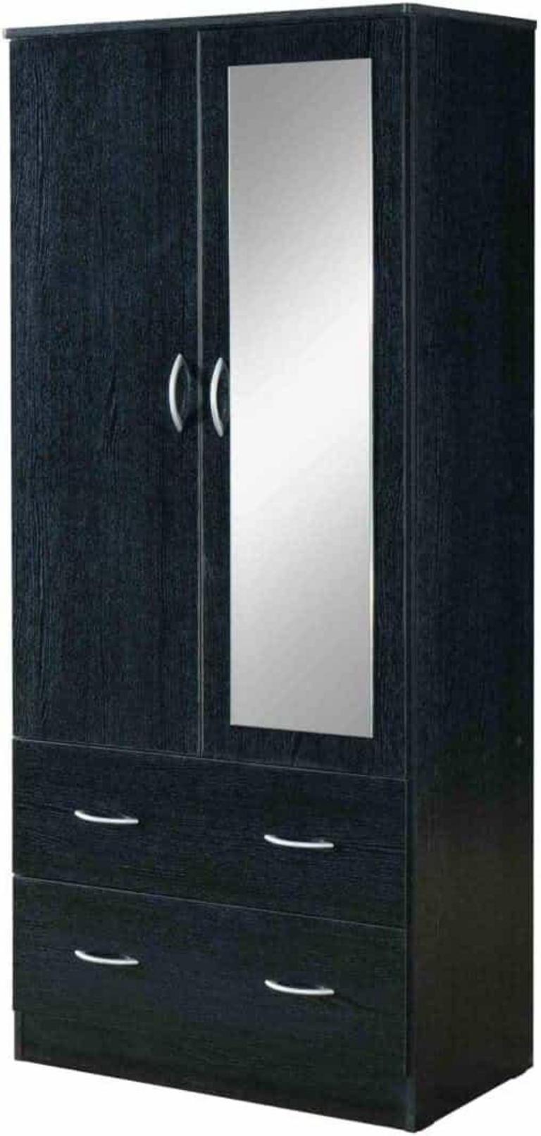 HODEDAH 71'' TWO DOOR WARDROBE