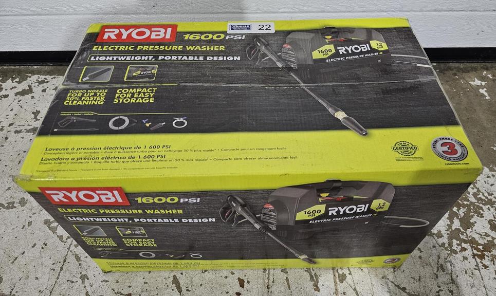 1600 ryobi pressure online washer