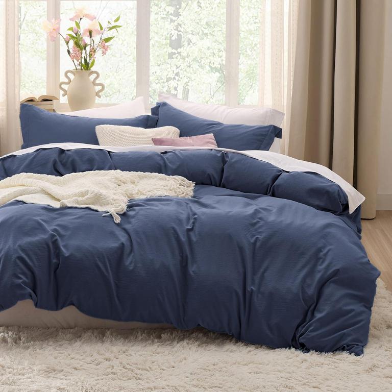 BEDSURE NAVY CAL KING DUVET