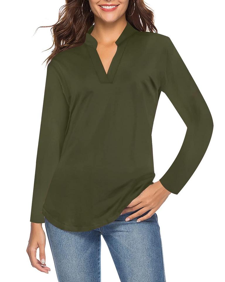 LIOFOER VNECK BLOUSE