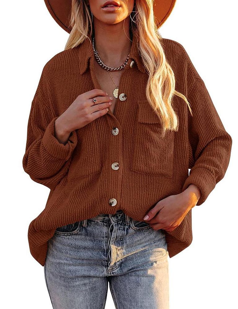 WKLZAQI CORDUROY SHACKET