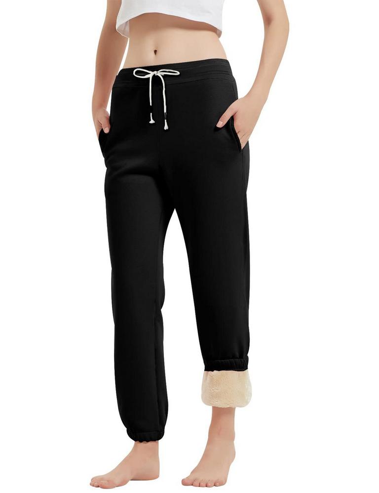 GIHUO SHERPA SWEATPANTS L