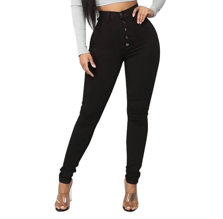 KUNMI CURVY JEANS BLACK