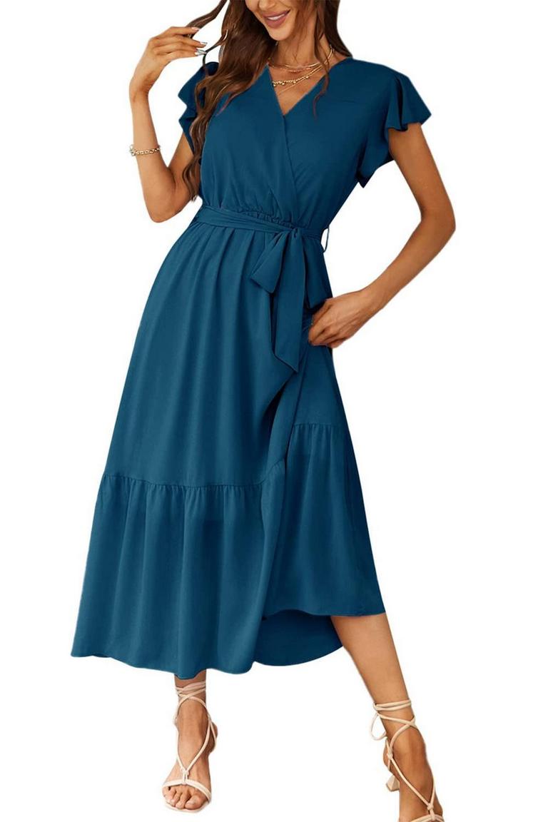 PRETTYGARDEN FLORAL DRESS XXL