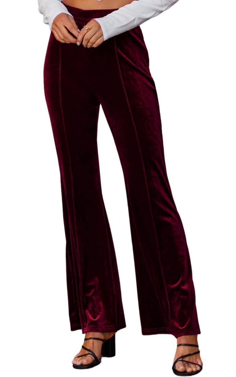 ECOWISH VELVET PANTS L