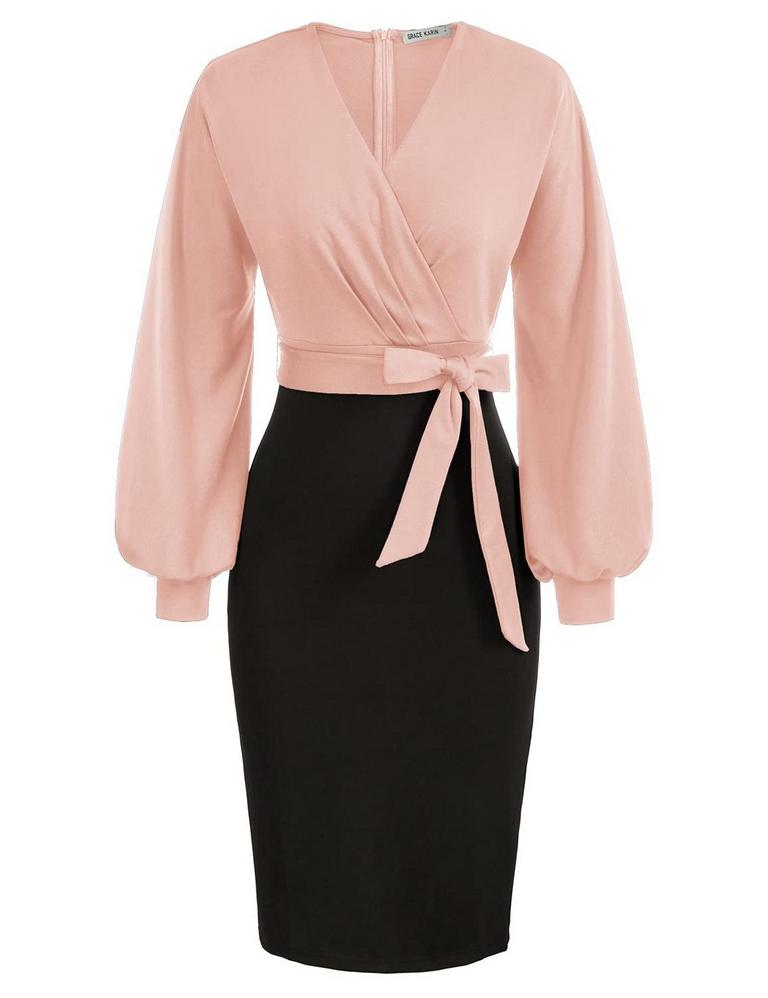 GRACE KARIN MIDI DRESS L