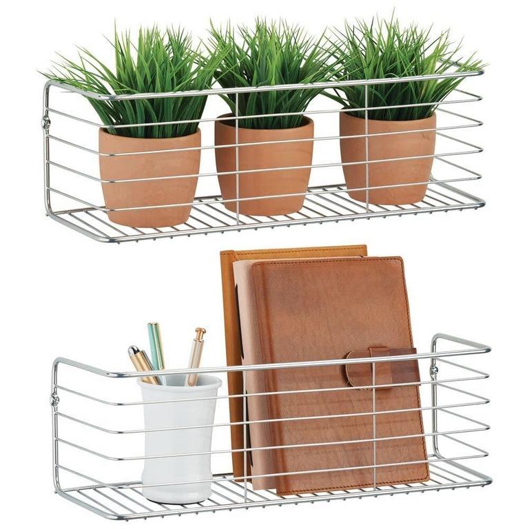 MDESIGN METAL SHELF 2PK
