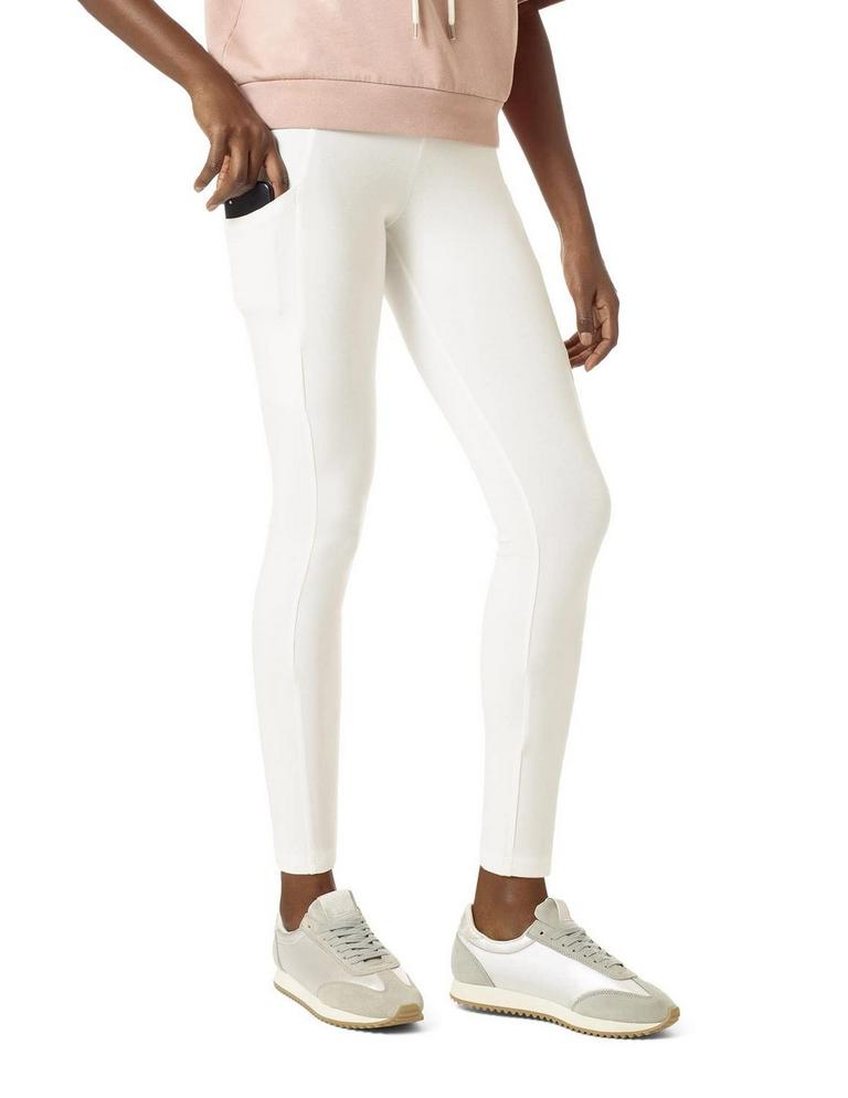 HUE LEGGINGS X-LARGE WHITE