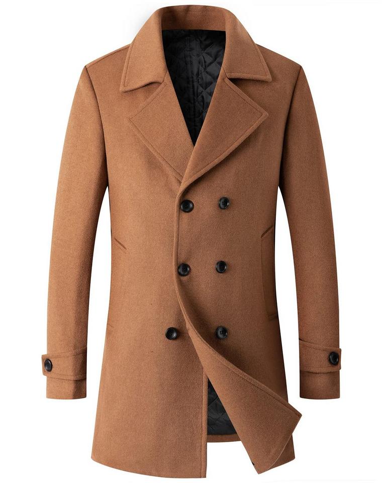 PRIJOUHE MEN'S WOOL COAT