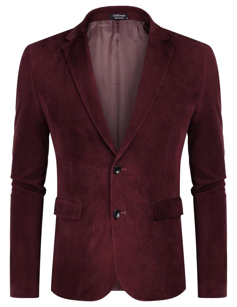 COOFANDY VELVET BLAZER