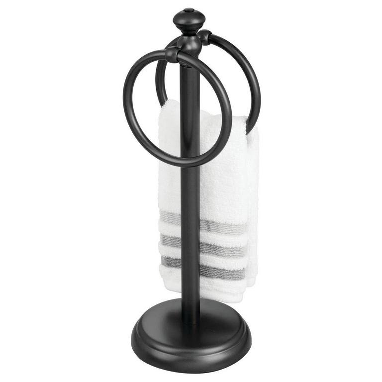 MDESIGN BLACK TOWEL RACK