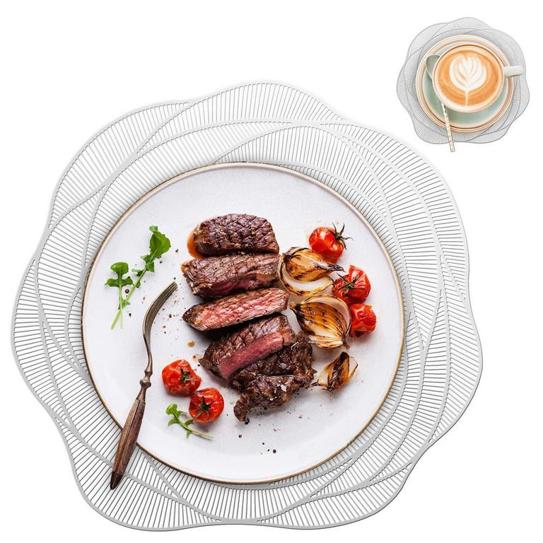 JUNRUTC SILVER PLACEMATS