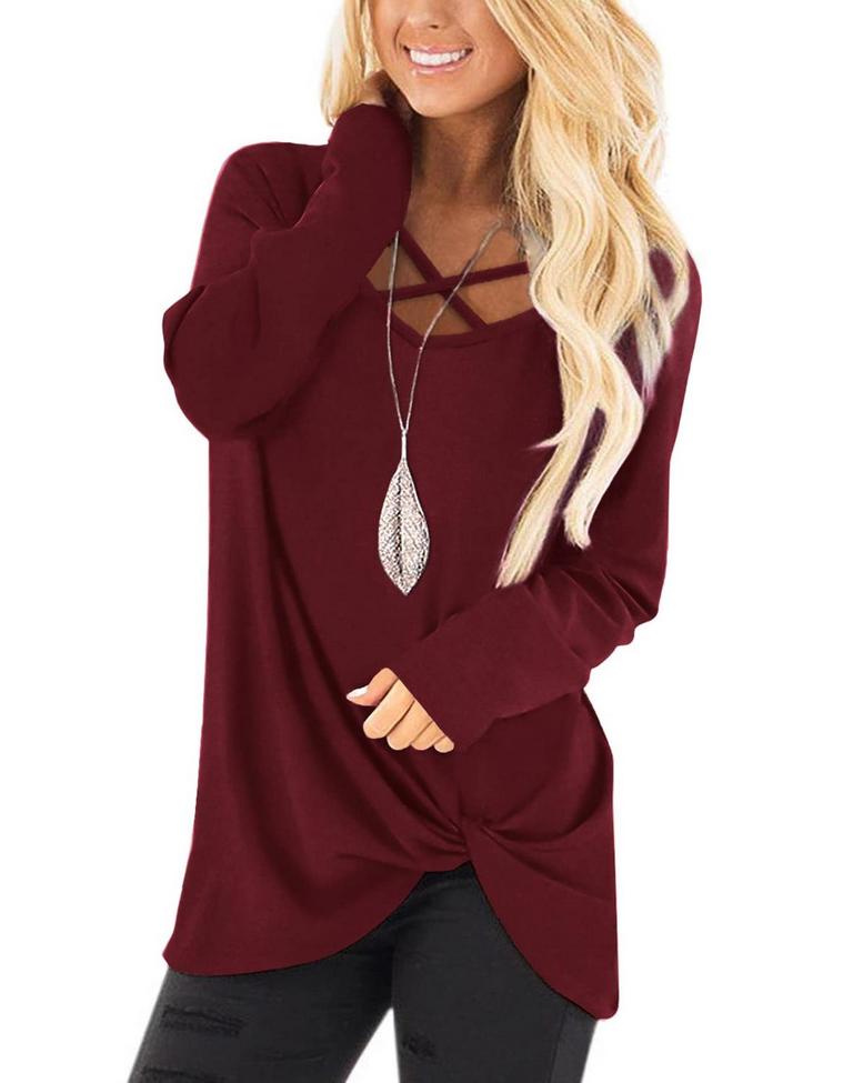 NIASHOT VNECK TOP XL