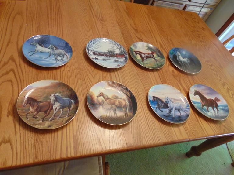 Auction Ohio Horse Collector Plates