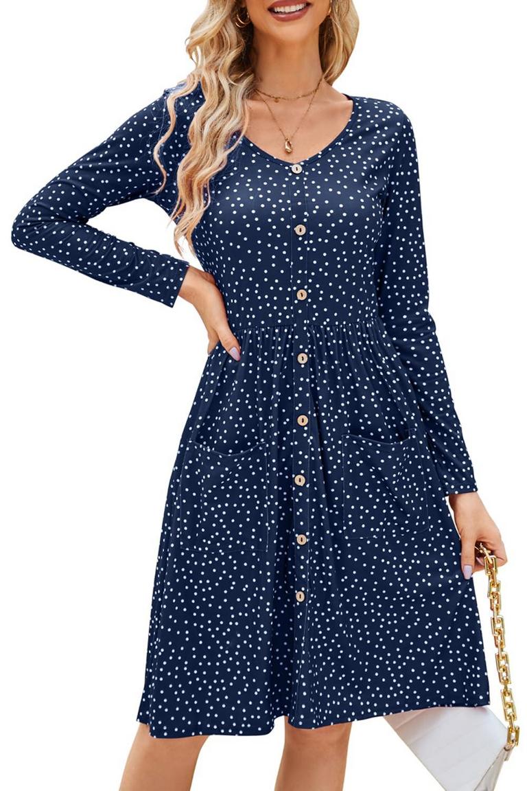 OUGES XXL SKATER DRESS