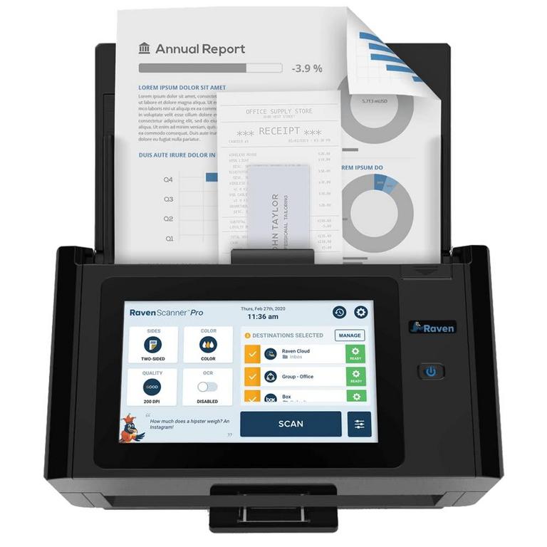 RAVEN PRO DOCUMENT SCANNER