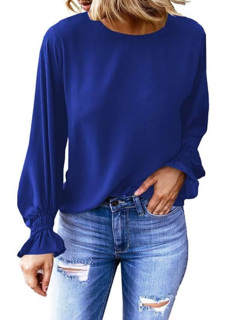 DOKOTOO RUFFLE TOP X-LARGE