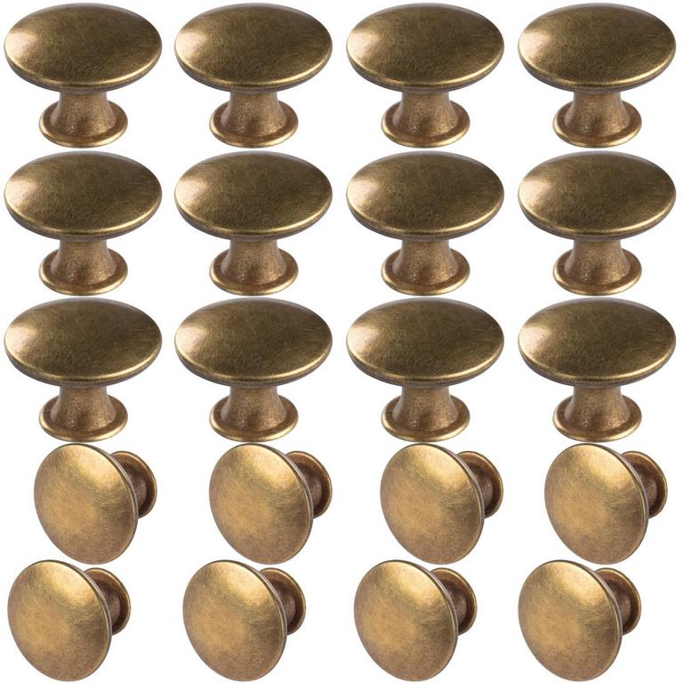 HUGOLEM 20PK BRASS KNOBS