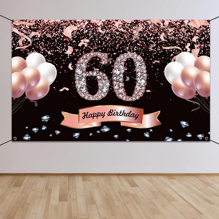TRGOWAUL 60TH BDAY BANNER