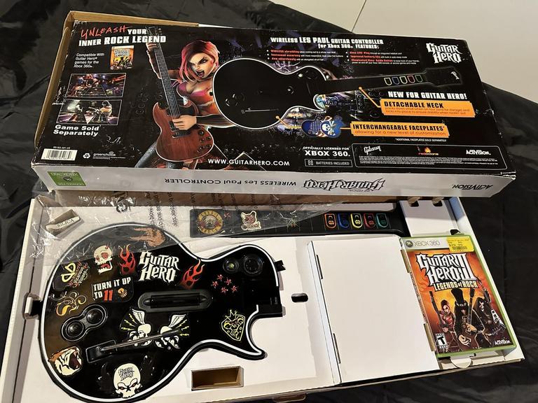 Auction Ohio Guitar Heronew in box w/game