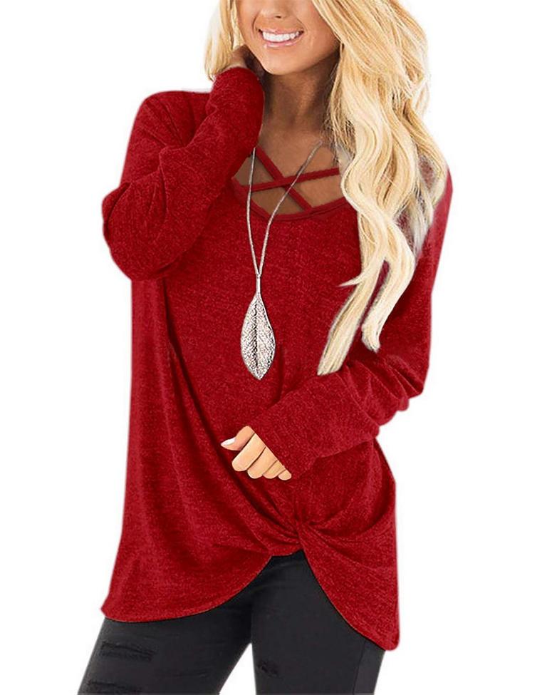NIASHOT VNECK SWEATER W L